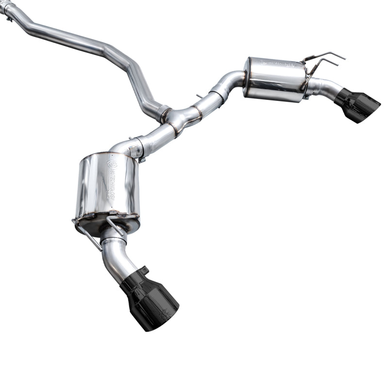 AWE Tuning 22+ Honda Civic Si/Acura Integra Touring Edition Catback Exhaust - Dual Diamond Black Tip AWE Tuning