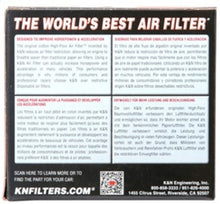 Load image into Gallery viewer, K&amp;N Filter Universal Rubber Filter - Round Straight 1.688in Flange ID x 3in OD x 4in Height