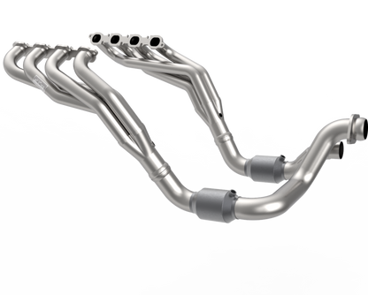 Kooks 20-22 Ford F250 7.3L V8 / Ford F350 7.3L V8 2in x 3in SS Headers w/ H.O. Green Catted Conn Kooks Headers