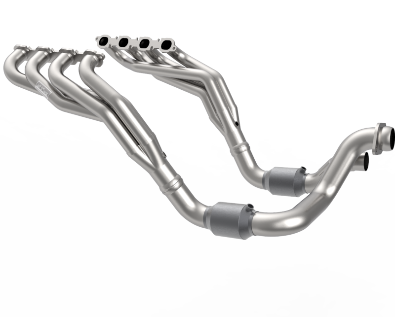 Kooks 20-22 Ford F250 7.3L V8 / Ford F350 7.3L V8 2in x 3in SS Headers w/ Green Catted Conn Kooks Headers