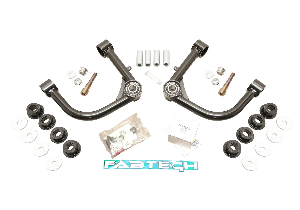 Fabtech 2024 Toyota Tacoma 4WD (Ex. TRD Pro Models) 3in Uniball Upper Control Arm Kit