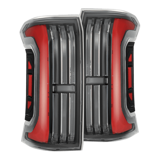 AlphaRex 24-25 Toyota Tacoma NOVA-Series LED Prismatic Tail Lights - Black