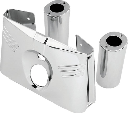 Bikers Choice 86-08 FLSTChrome 5 Piece Fork Cover Kit - 491362