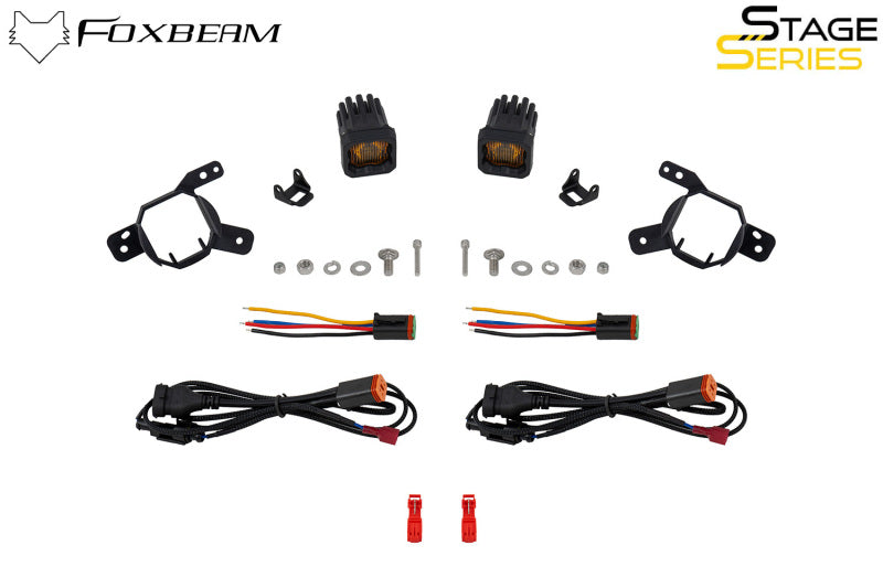 Diode Dynamics LED SSC1 Type G3M Fog Light Bracket Kit - White Diode Dynamics