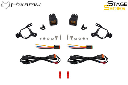 Diode Dynamics LED SSC1 Type G3M Fog Light Bracket Kit - White Diode Dynamics