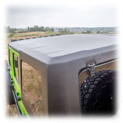 Turn Offroad 07-18 Jeep JK 4 Door Squareback Hardtop 2-Piece - White