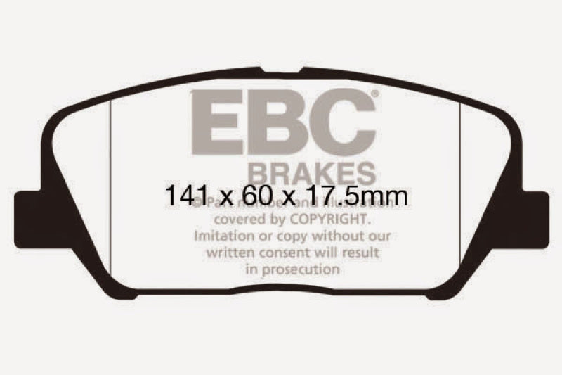 EBC Ultimax2 Front Brake Pads - UD1827 EBC