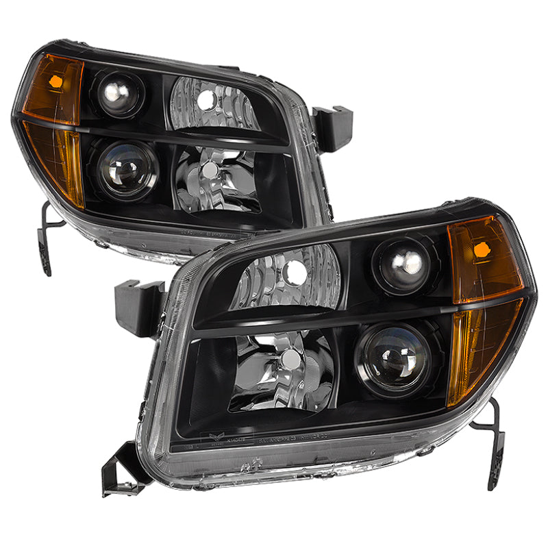 xTune Honda Pilot 06-08 OEM Style Headlights - Black HD-JH-HPIL06-AM-BK SPYDER