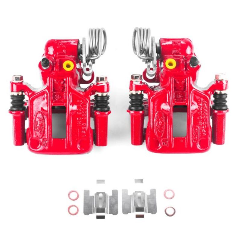 Power Stop 93-07 Ford Taurus Rear Red Calipers w/Brackets - Pair PowerStop