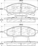 StopTech Premium Ceramic Brake Pads - 308.03760