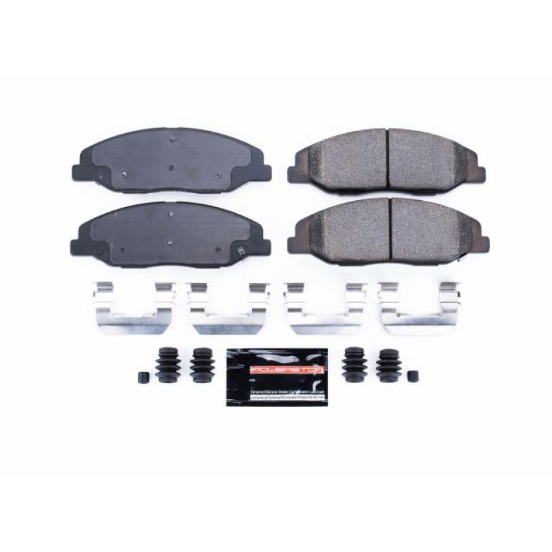 Power Stop 08-14 Cadillac CTS Front Z23 Evolution Sport Brake Pads w/Hardware PowerStop