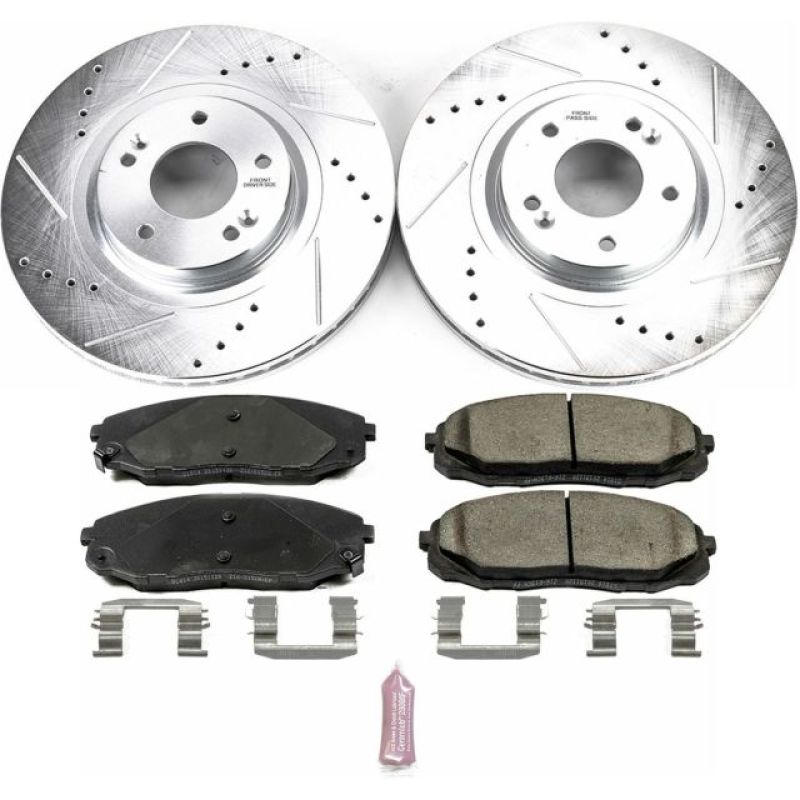 Power Stop 15-19 Kia Sedona Front Z23 Evolution Sport Brake Kit PowerStop
