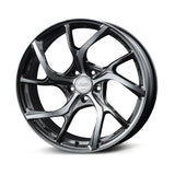 Versus VMF C-01 19x8.5 +45 5x108 Diamond Cut / Shining Black Metal