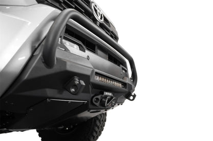 ADD 2024+ Toyota Tacoma Stealth Center Mount Winch Front Bumper w/ Top Hoop Addictive Desert Designs