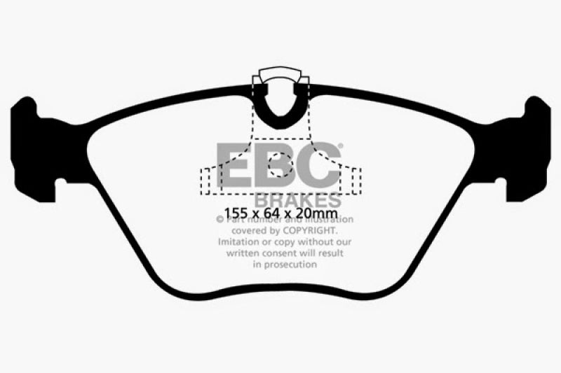 EBC GreenStuff Front Brake Pads - DP21552