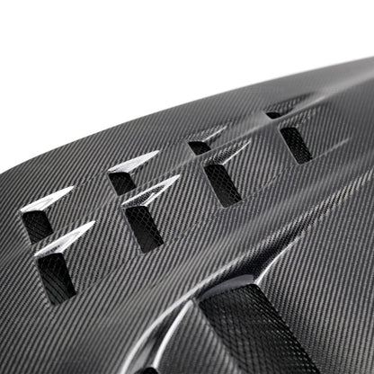 Seibon CWII-style carbon fiber hood for 2003-2006 Mitsubishi Lancer EVO - HD0305MITEVO8-CWII