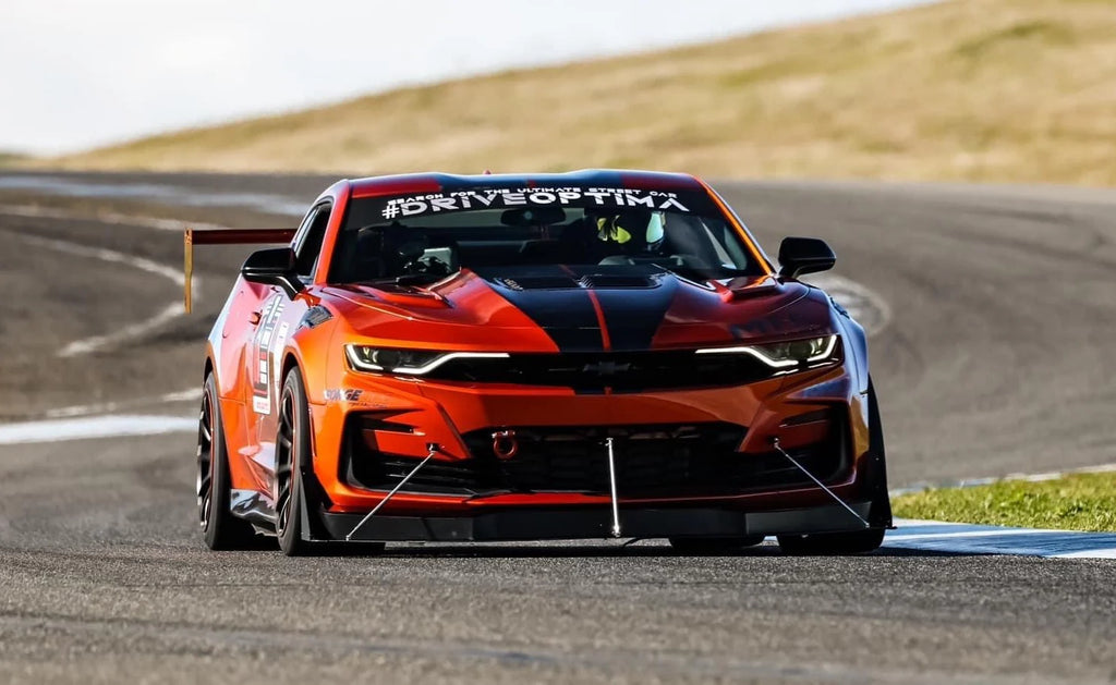 Anderson Composites 2019 - 2024 Chevrolet Camaro SS Type-T2 Double Sided Carbon Fiber Hood - AC-HD19CHCAM-T2-DS