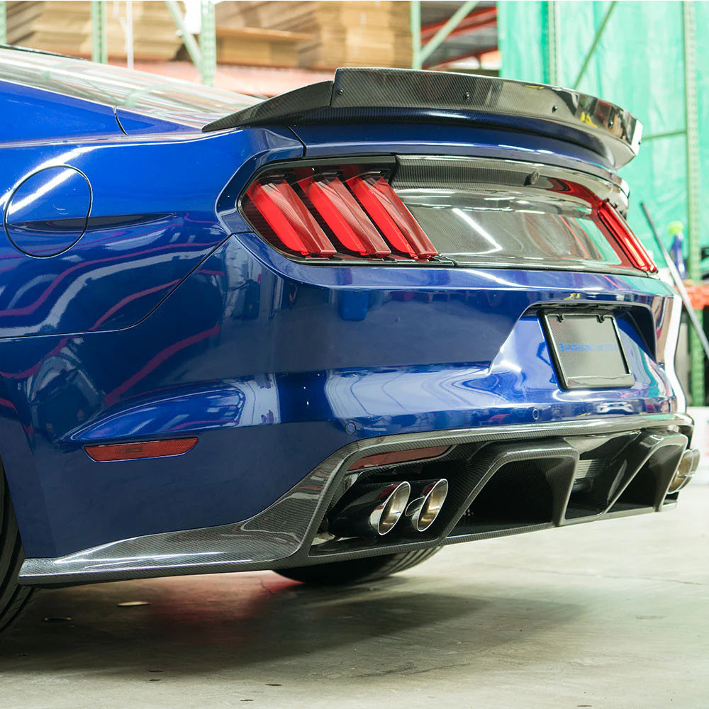 Anderson Composites 2015 - 2017 Mustang GT350 Style Carbon Fiber Rear Diffuser - AC-RL15FDMU-GR