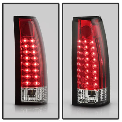 Spyder Chevy C/K Series 1500 88-98/Blazer 92-94 LED Tail Lights Red Clear ALT-YD-CCK88-LED-RC