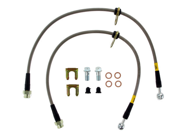 StopTech Front Stainless Steel Brake Lines for 2013-16 Scion FR-S / 2013-18 Subaru BRZ - 950.44034 Stoptech