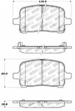 StopTech Premium Ceramic Brake Pads - 308.10280