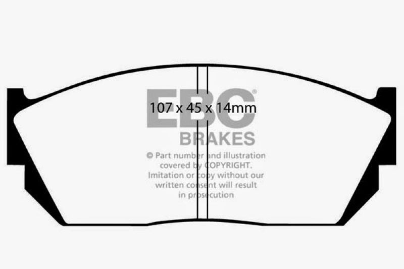 EBC Ultimax2 Front Brake Pads - UD276 EBC