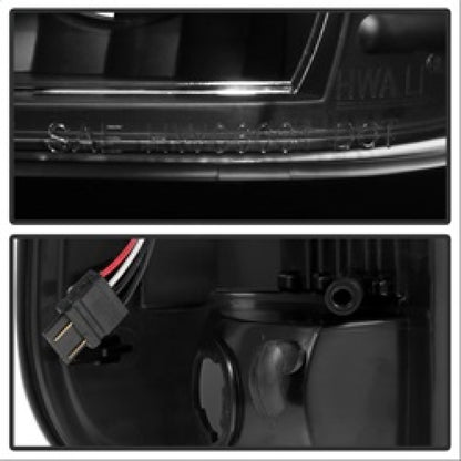 xTune Ford F150 Styleside 97-03 Light Bar LED Tail Lights - Black ALT-ON-FF15097-LBLED-BK SPYDER