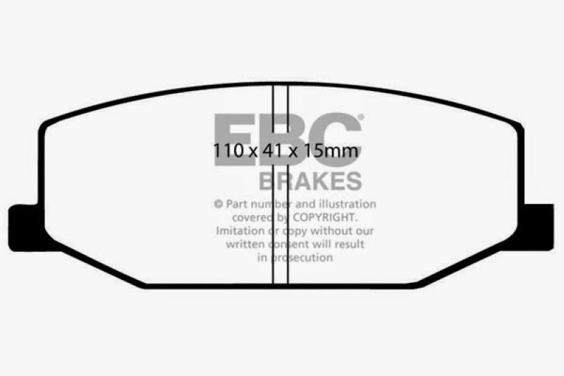 EBC GreenStuff Front Brake Pads - DP2534 EBC