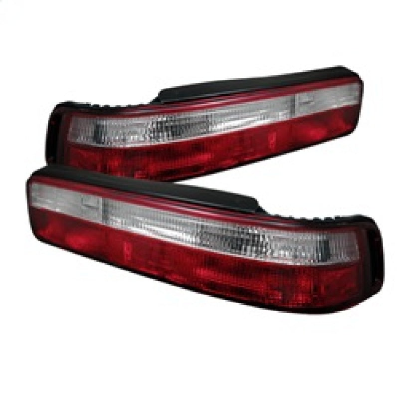 Spyder Acura Integra 90-93 2Dr Euro Style Tail Lights Red Clear ALT-YD-AI90-RC SPYDER