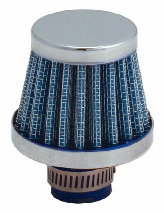 Spectre Breather Filter 10 mm Flange 2 in OD 1-3/4 in H Blue - 3996