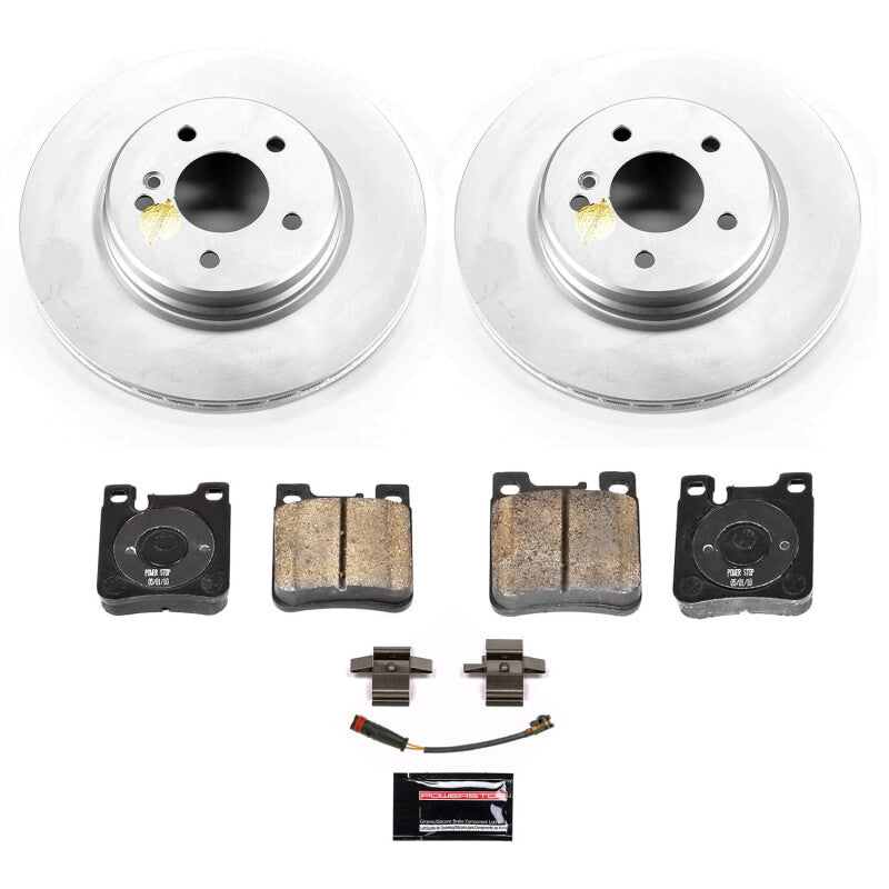 Power Stop 07-10 Mercedes-Benz SLK55 AMG Rear Z23 Coated Brake Kit PowerStop