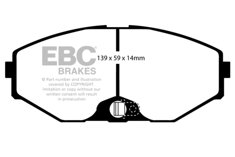 EBC YellowStuff Front Brake Pads - DP41471R EBC