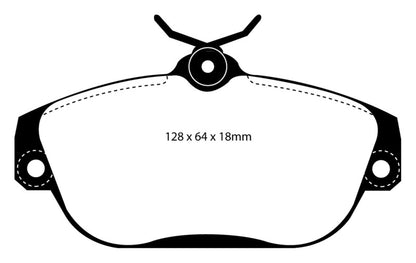 EBC YellowStuff Front Brake Pads - DP41095R EBC