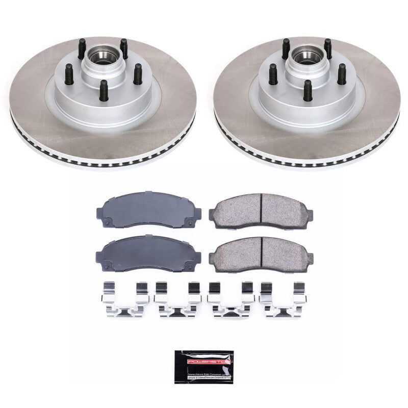 Power Stop 03-09 Mazda B4000 Front Semi-Coated Rotor Kit PowerStop
