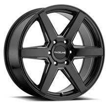 Load image into Gallery viewer, Raceline 156B Surge 18x8in / 5x127 BP / 35mm Offset / 78.1mm Bore - Black &amp; Milled Wheel