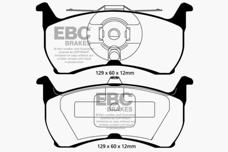 EBC RedStuff Rear Brake Pads - DP31504C