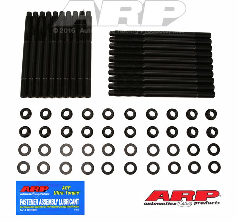 ARP Ford Fontana SVO Block w/Yates Heads 12pt Head Bolt Kit - Black 254-4302