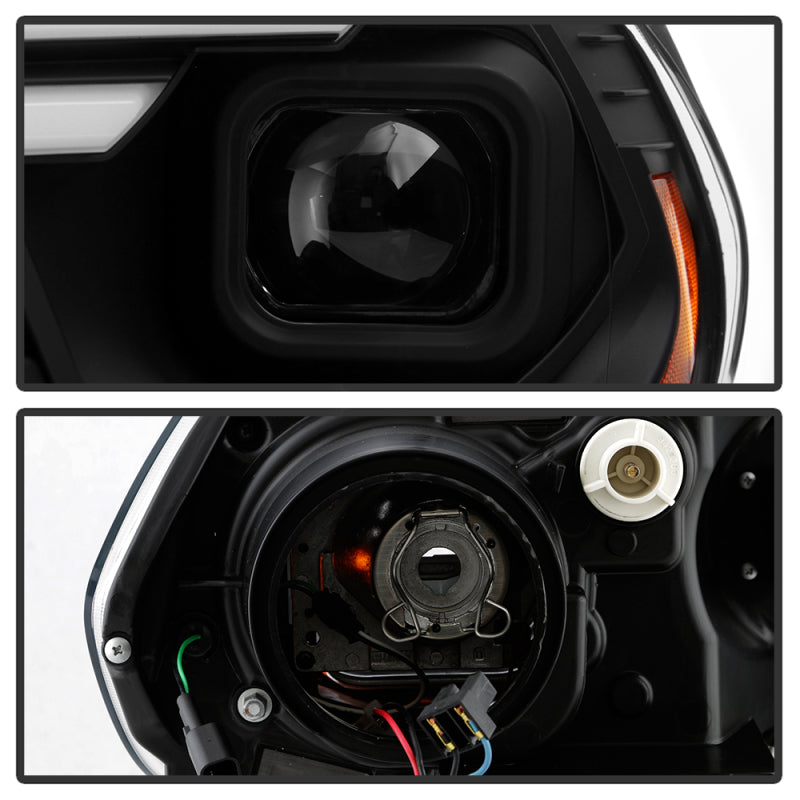 Spyder Dodge Durango 11-13 Halogen Model Only Projector Headlights - Black PRO-YD-DDU11SI-BK SPYDER