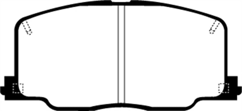 EBC RedStuff Front Brake Pads - DP3725C EBC