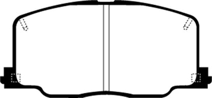 EBC RedStuff Front Brake Pads - DP3725C EBC