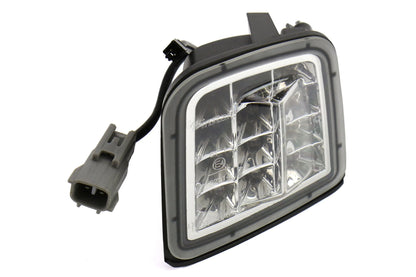 OLM USDM LED Front Turn Signal Housings - Clear Lens with Chrome Reflector - 2015-2017 Subaru WRX / STI