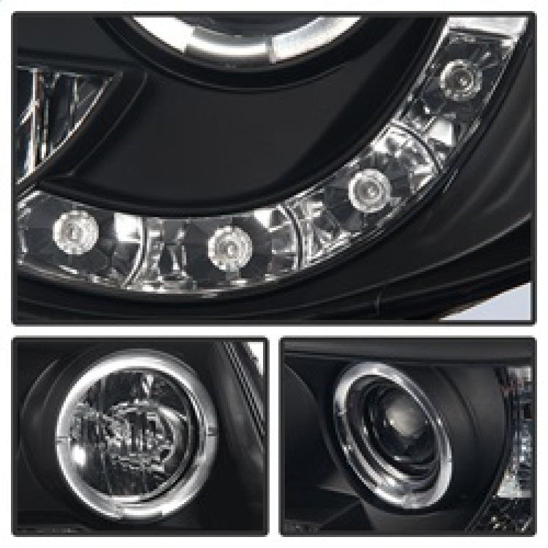 Spyder Toyota Tacoma 05-11 Projector Headlights LED Halo LED Blk Smke PRO-YD-TT05-HL-BSM SPYDER