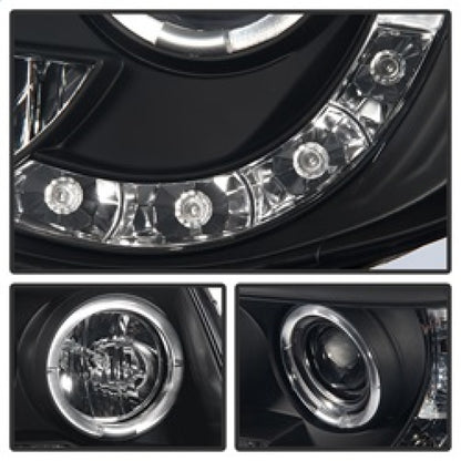 Spyder Toyota Tacoma 05-11 Projector Headlights LED Halo LED Blk Smke PRO-YD-TT05-HL-BSM SPYDER