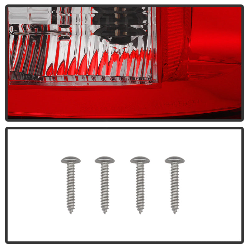 Spyder Dodge Ram 07-08 1500/Ram 07-09 2500/3500 LED Tail Lights Red Clear ALT-YD-DRAM06-LED-RC SPYDER