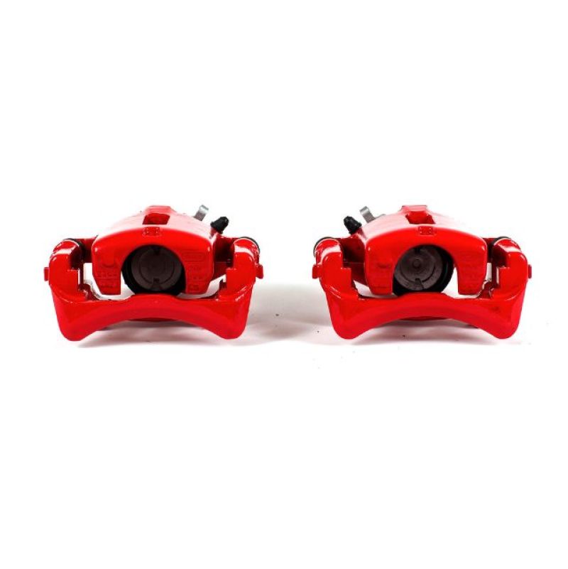 Power Stop 02-05 Ford Thunderbird Rear Red Calipers w/Brackets - Pair PowerStop