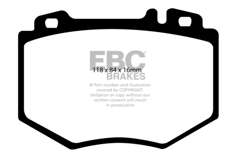 EBC RedStuff Front Brake Pads - DP31487C EBC