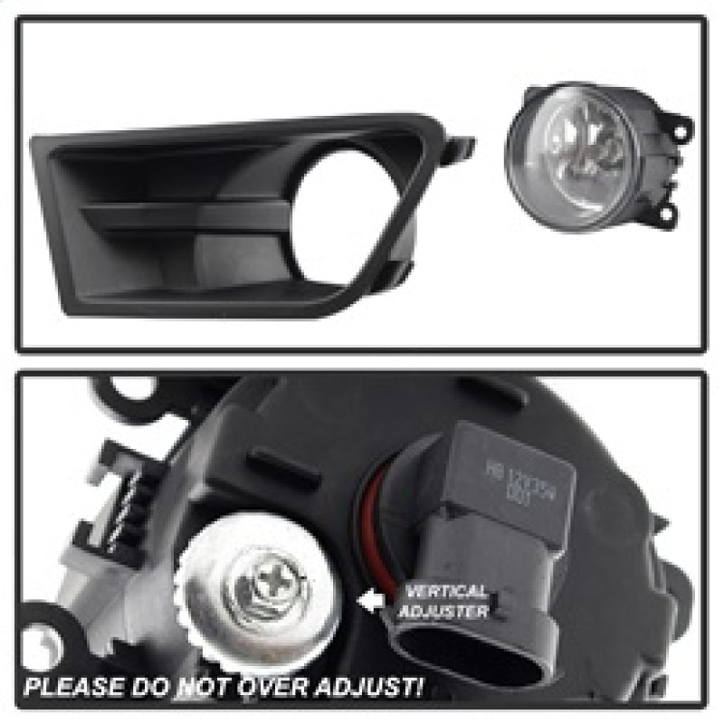 Spyder Ford Mustang 10-12 OEM Fog Light W/Universal Switch- Clear FL-FM2015-C SPYDER