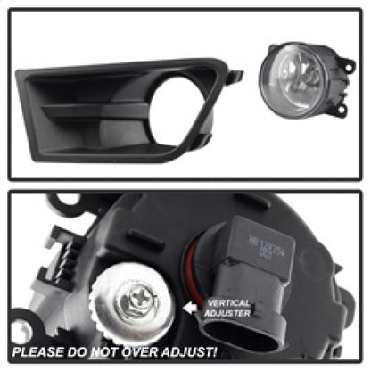 Spyder Ford Mustang 10-12 OEM Fog Light W/Universal Switch- Clear FL-FM2015-C SPYDER