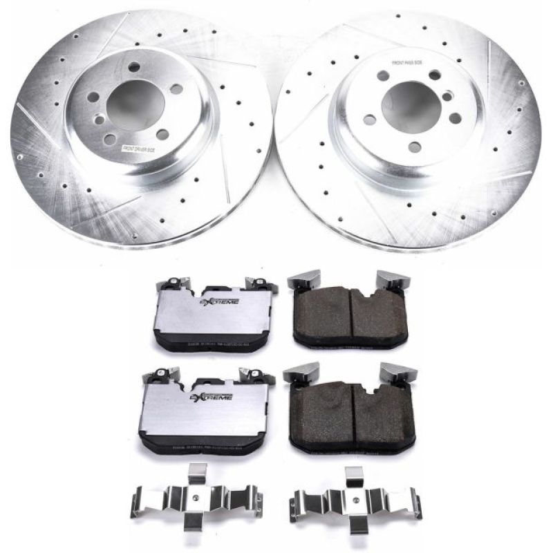 Power Stop 12-15 BMW 335i Front Z26 Street Warrior Brake Kit PowerStop