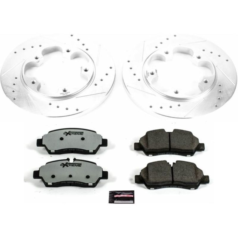 Power Stop 15-19 Ford Transit-150 Rear Z36 Truck & Tow Brake Kit PowerStop